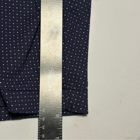 Michael Kors Dark Blue Patterned Men's Shorts - Picture 6 of 13